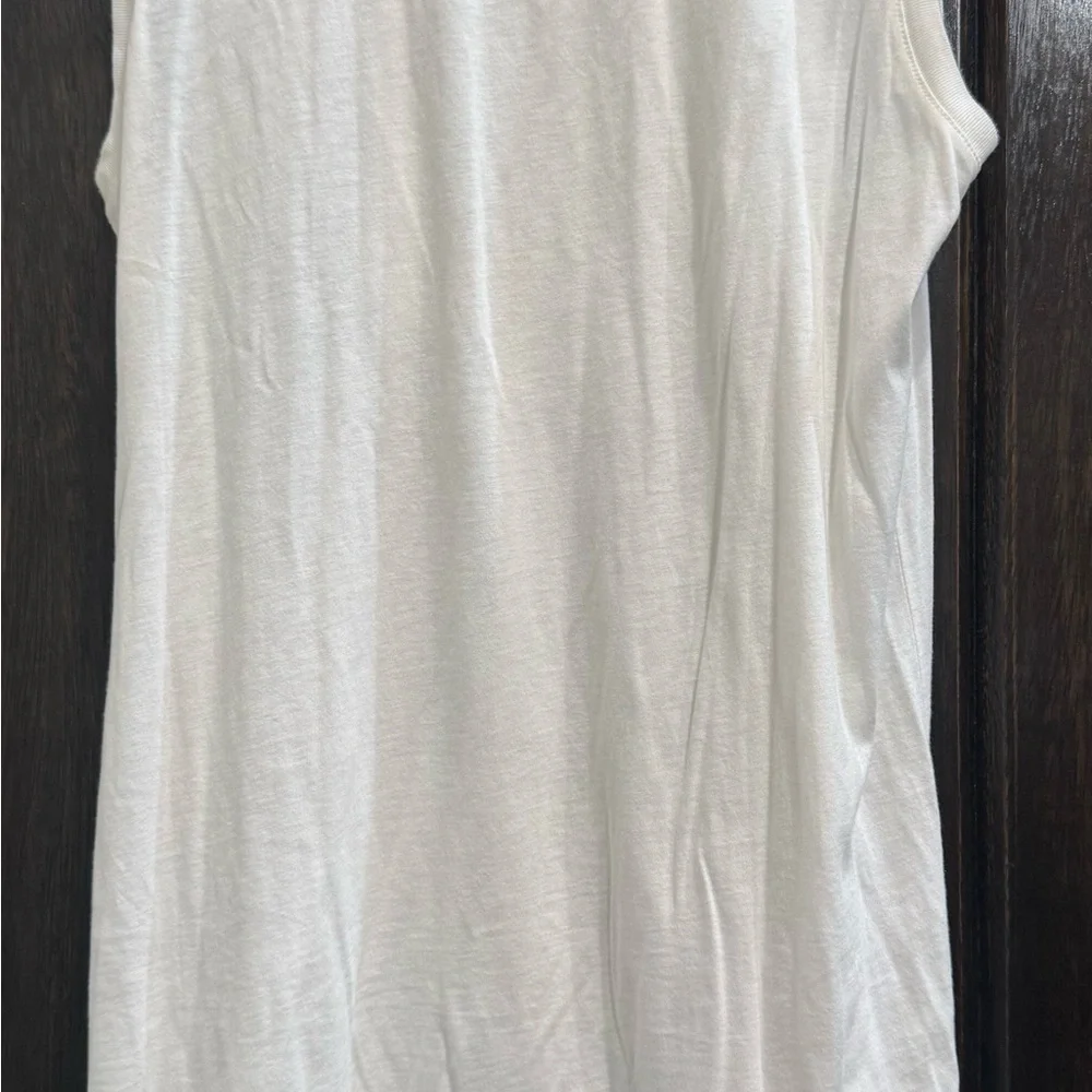 GAP White Ruffled Tank Top - Picture 4 of 4
